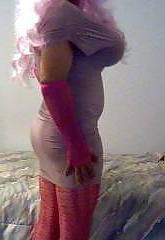 20P Crossdressing totally all in Pink