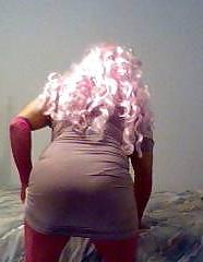 20P Crossdressing totally all in Pink