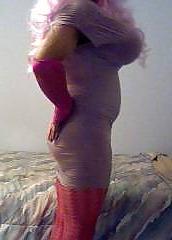 20P Crossdressing totally all in Pink
