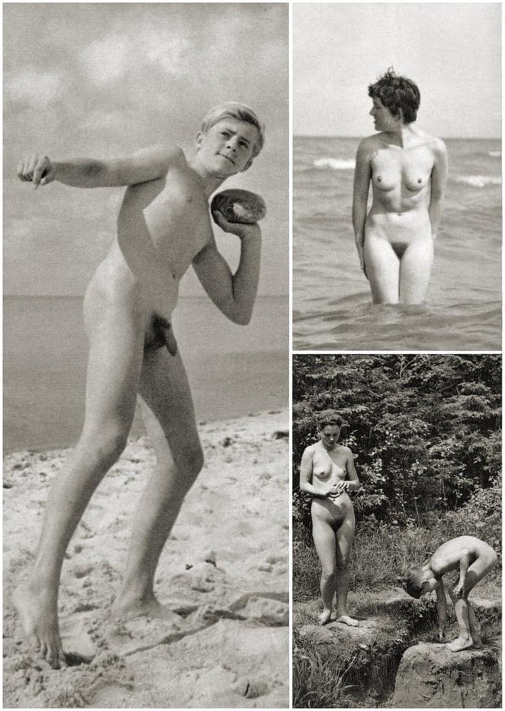 25P Naked people of vintage photos Vol. 12