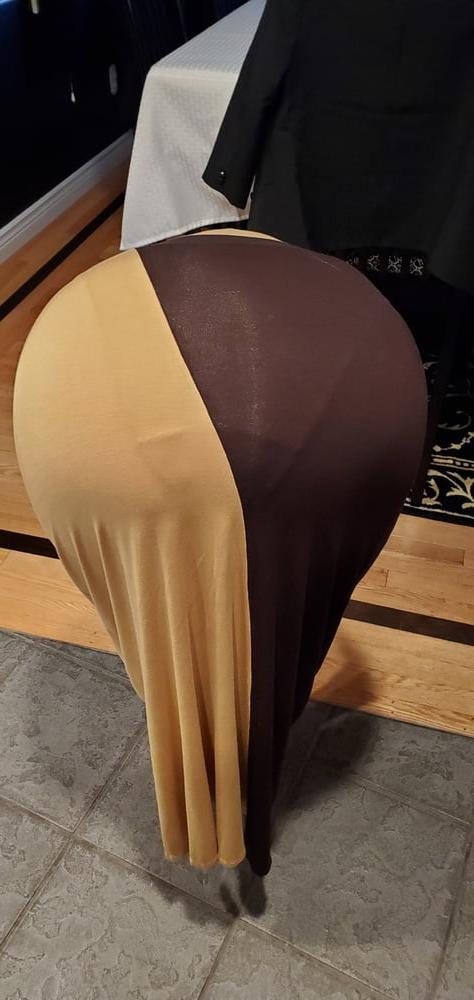 25P Leggins transparent and pantyline