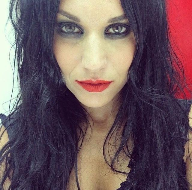 20P Cristina Scabbia sexy Italian metal MILF