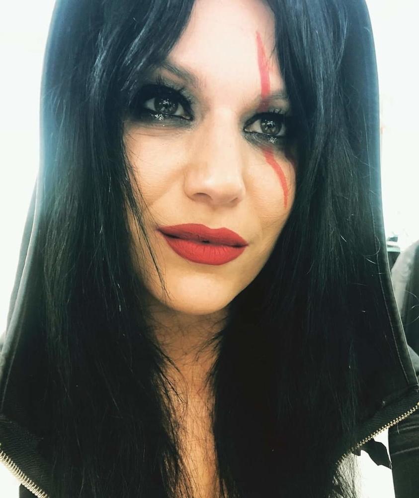 20P Cristina Scabbia sexy Italian metal MILF
