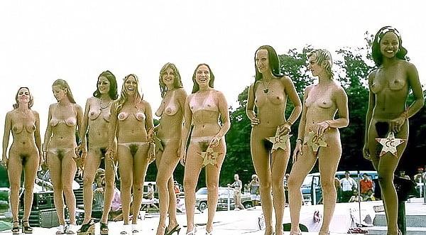 25P Vintage Nudist Lineups
