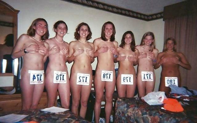25P Vintage Nudist Lineups