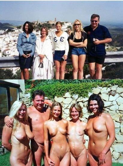 25P Vintage Nudist Lineups