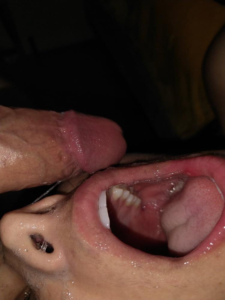 7P Messy throat fucking