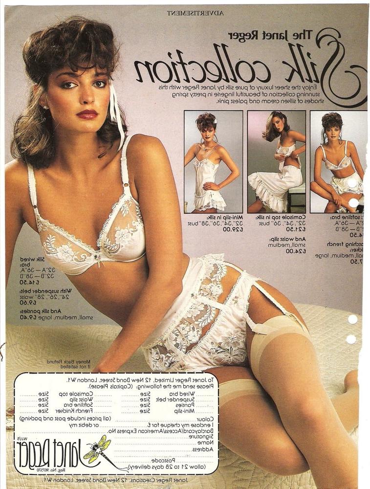 25P Vintage lingerie catalogues, mainly 80's