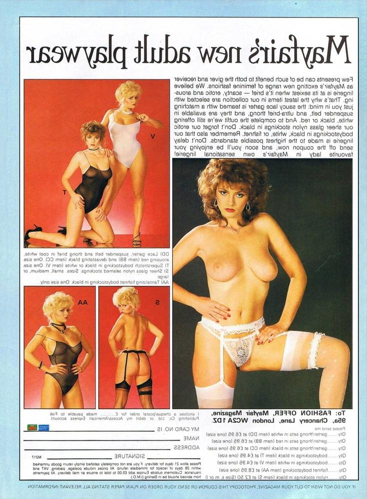25P Vintage lingerie catalogues, mainly 80's