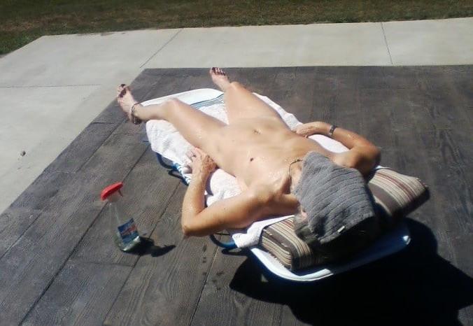 25P Matures sunbathing 3