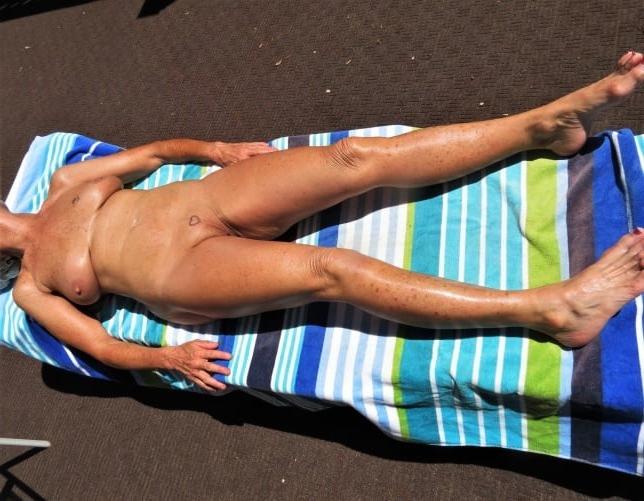 25P Matures sunbathing 3