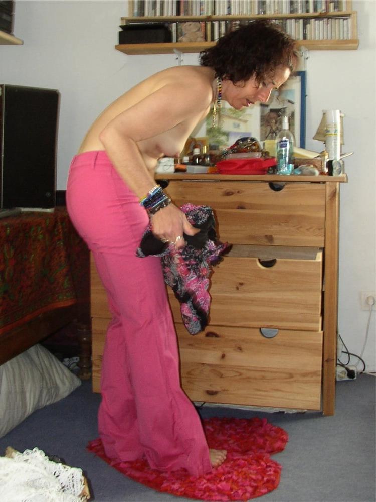 25P Dressing, undressed, in and out.