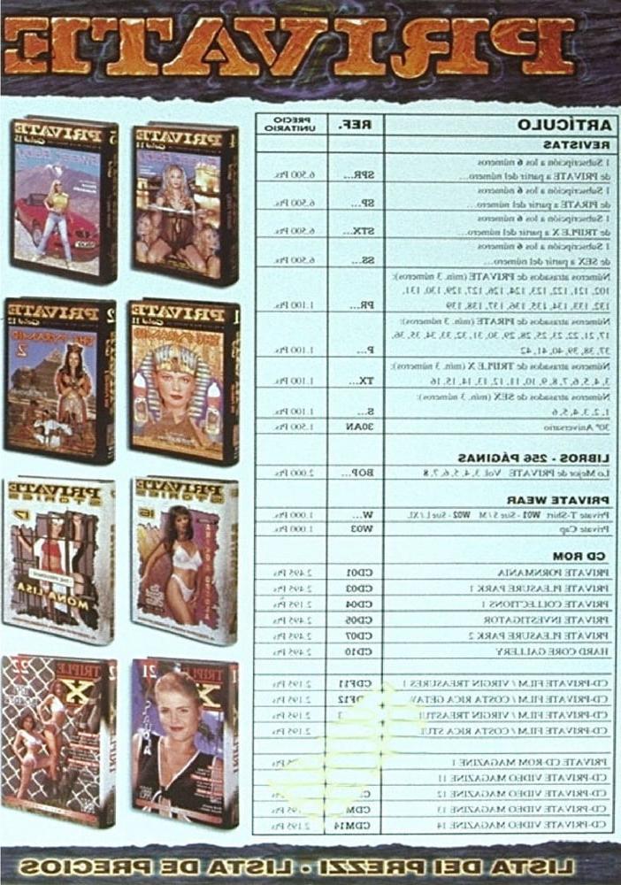 25P Vintage Retro Porno - Private Magazine - 140