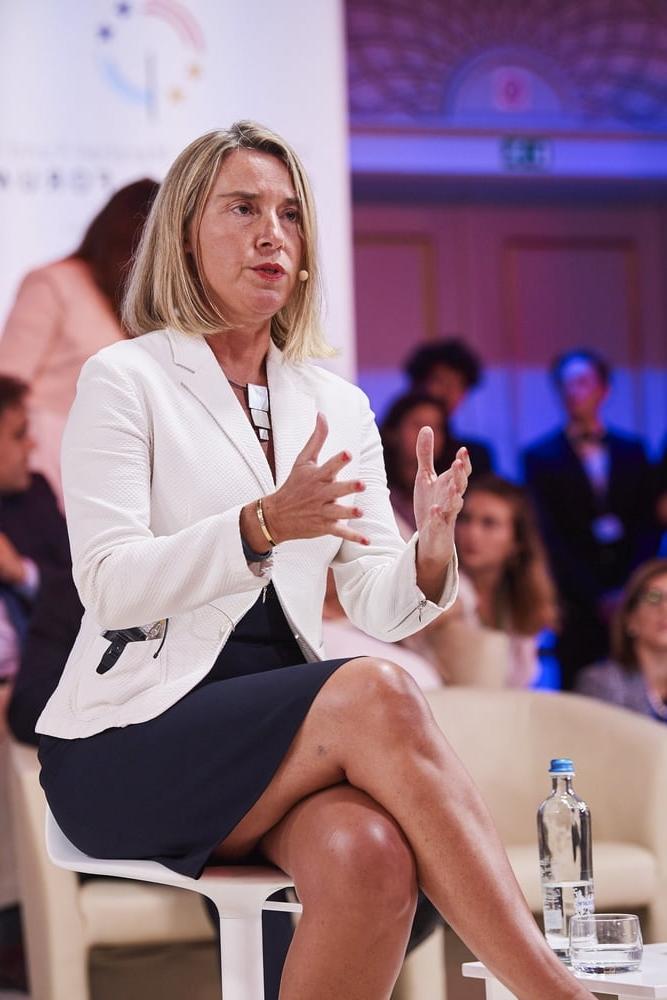 25P Italian Politician Federica Mogherini
