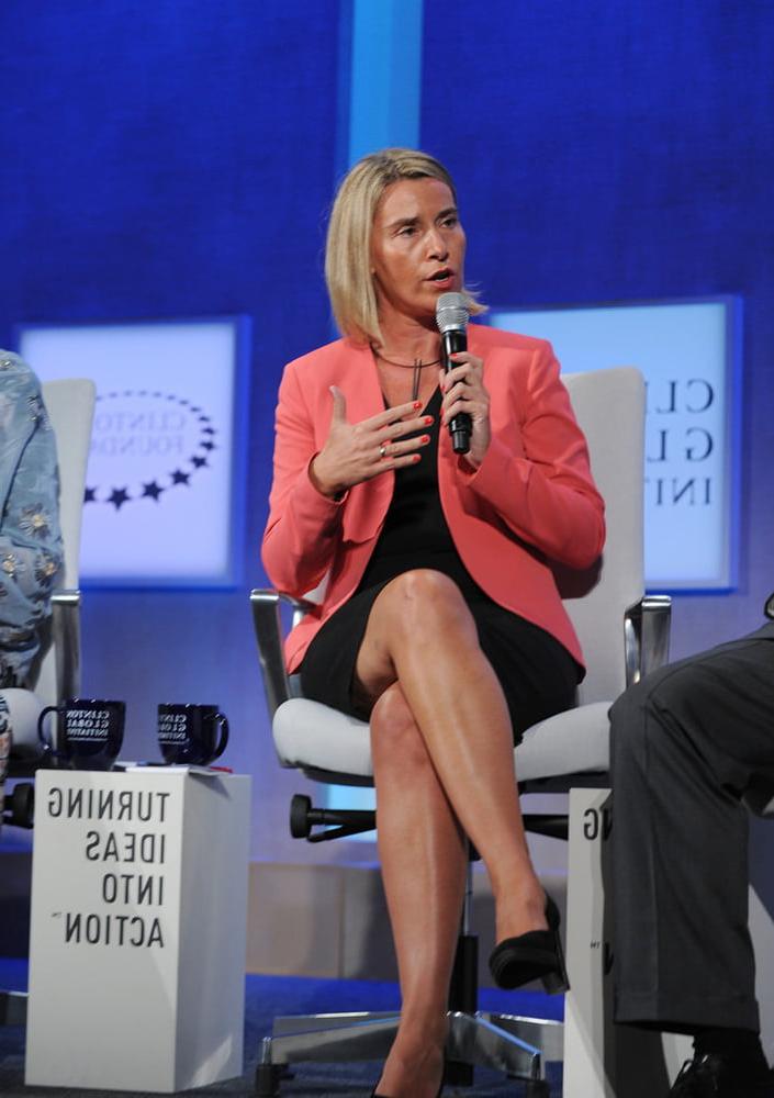 25P Italian Politician Federica Mogherini