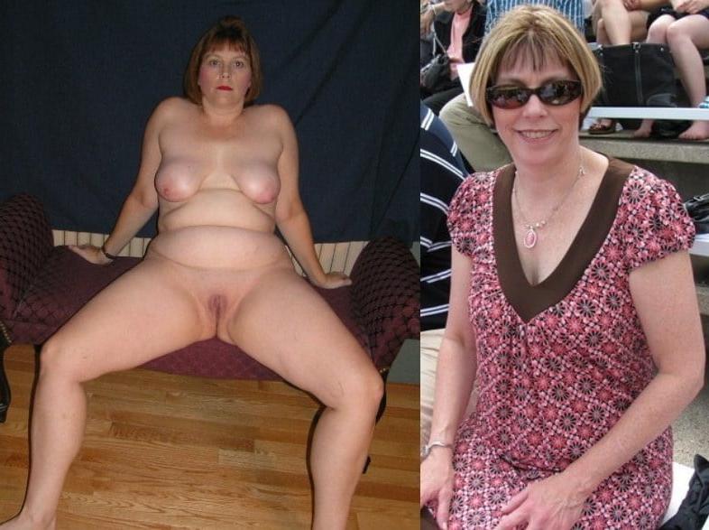 22P Angezogene, unbekleidete BBWs 8