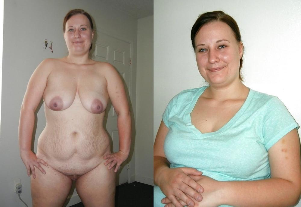 22P Angezogene, unbekleidete BBWs 8