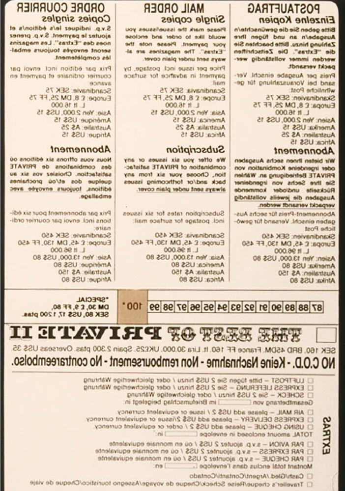25P Vintage Retro Porno - Private Magazine - 100