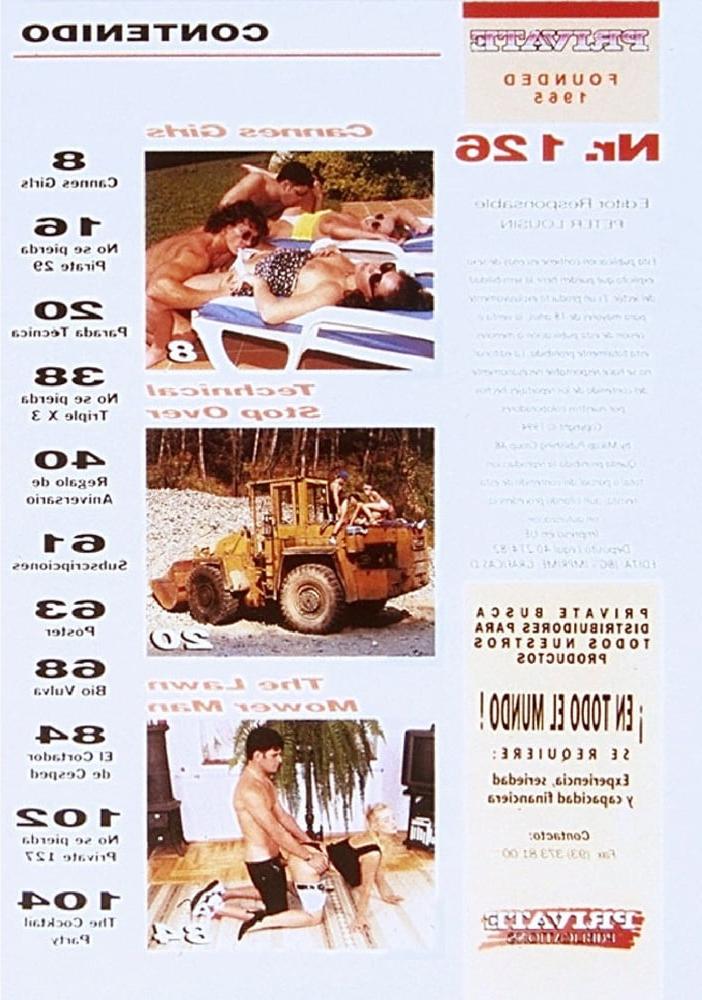 25P Vintage Retro Porno - Private Magazine - 126