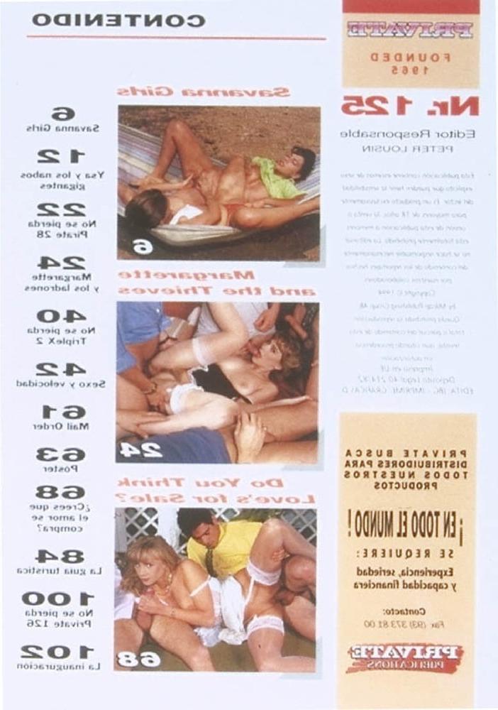 25P Vintage Retro Porno - Private Magazine - 125