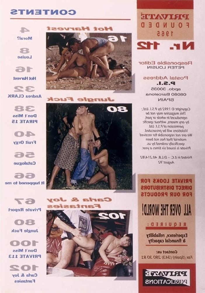 25P Vintage Retro Porno - Private Magazine - 112