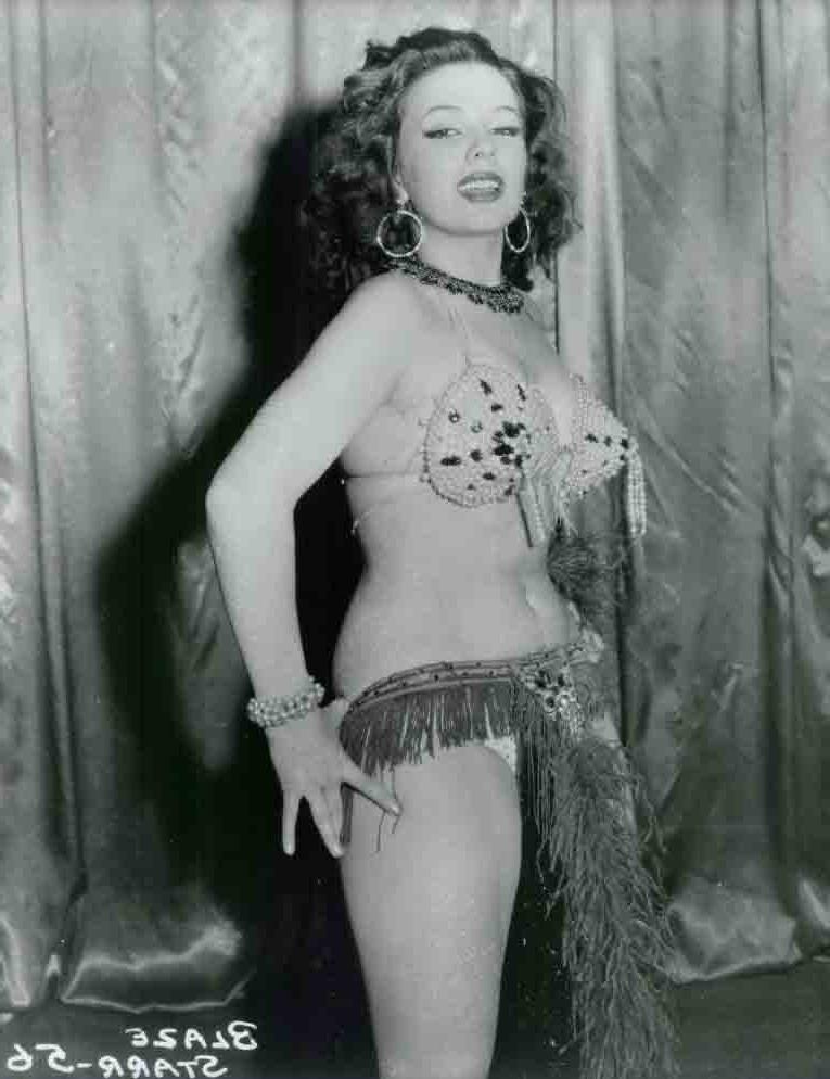 11P Blaze Starr, vintage burlesque dancer