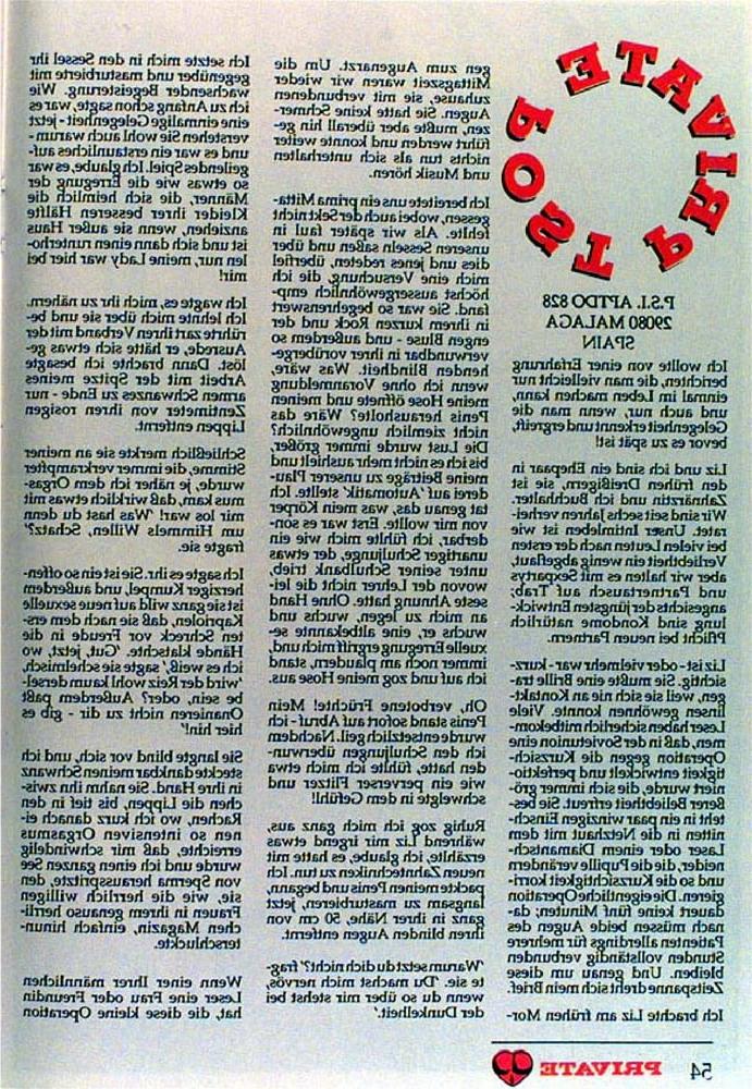 25P Vintage Retro Porno - Private Magazine - 102
