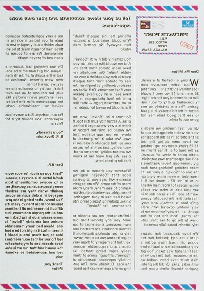 25P Vintage Retro Porno - Private Magazine - 098
