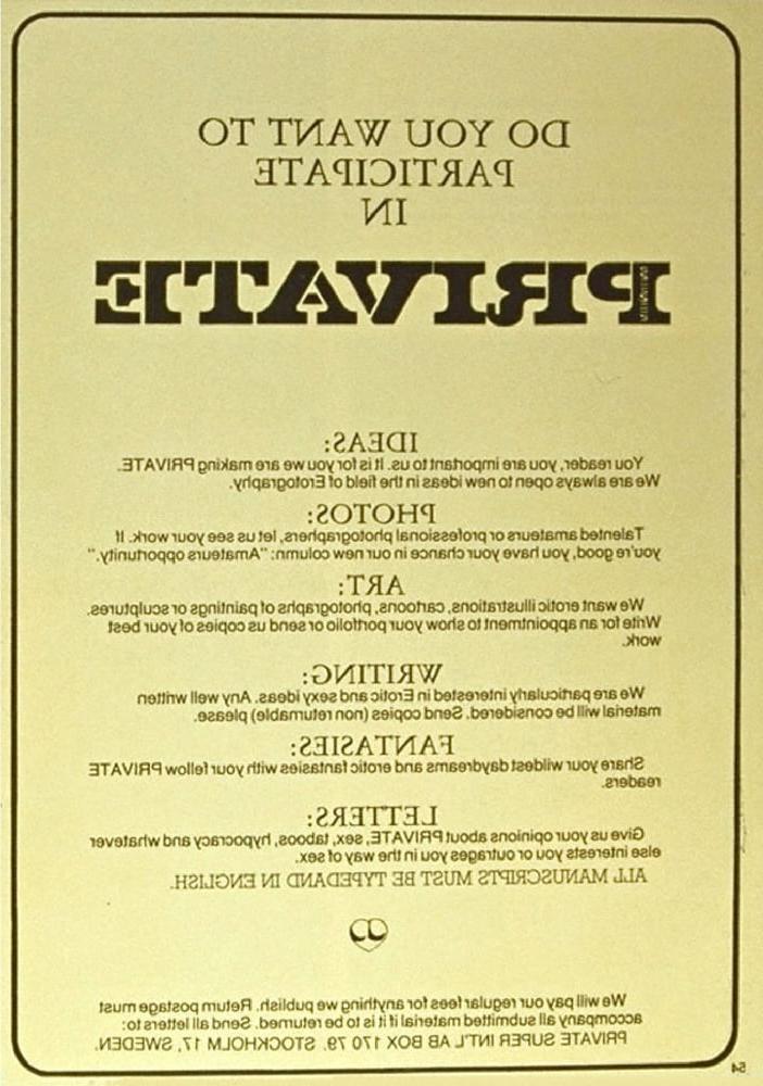 25P Vintage Retro Porno - Private Magazine - 077