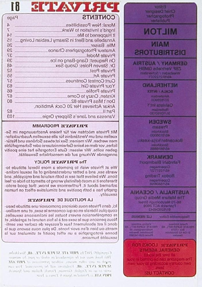 25P Vintage Retro Porno - Private Magazine - 081