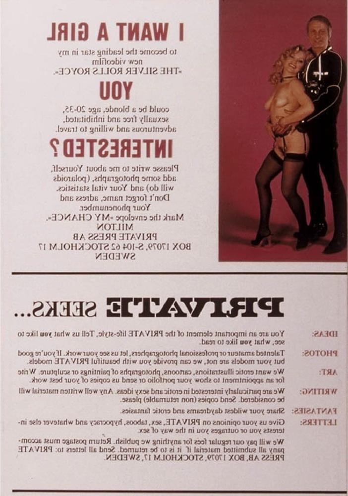 25P Vintage Retro Porno - Private Magazine - 053