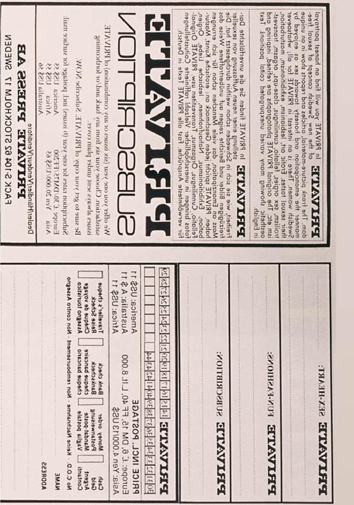 25P Vintage Retro Porno - Private Magazine - 043