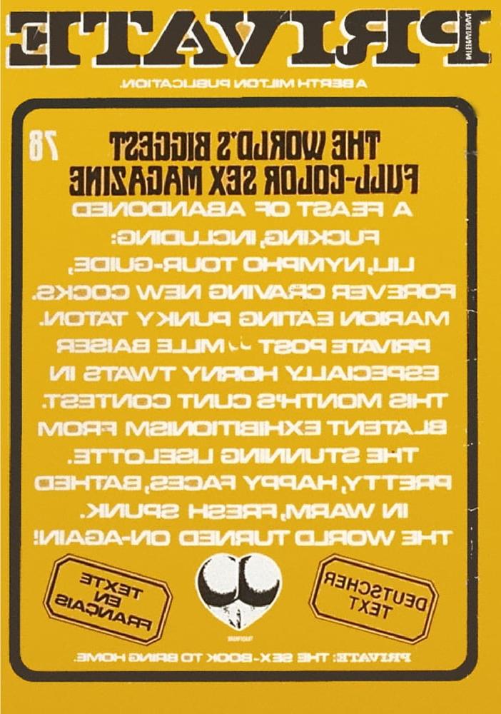 25P Vintage Retro Porno - Private Magazine - 078