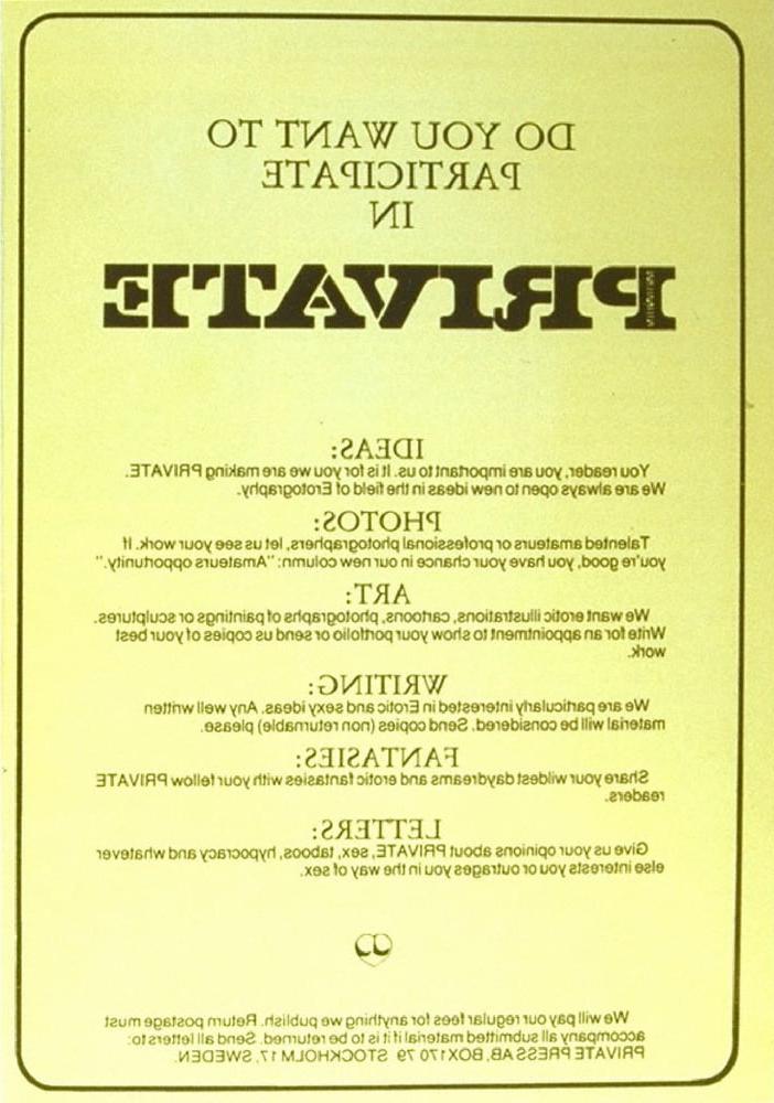 25P Vintage Retro Porno - Private Magazine - 074