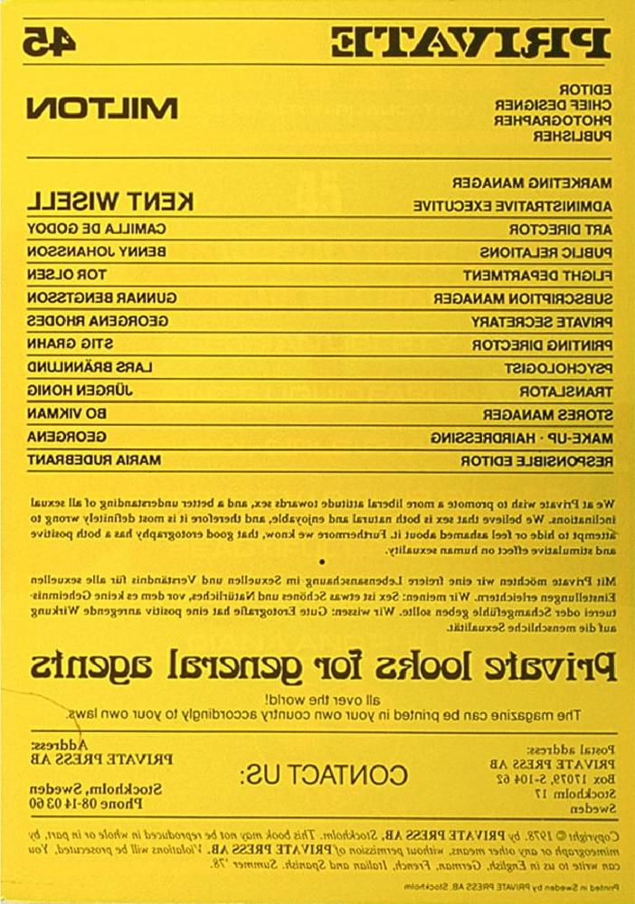 25P Vintage Retro Porno - Private Magazine - 045