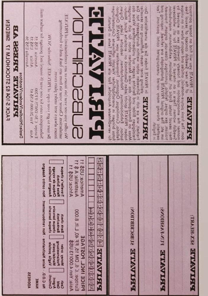 25P Vintage Retro Porno - Private Magazine - 044