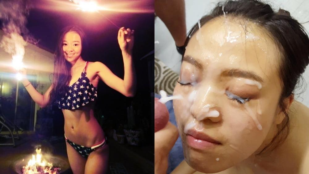 25P Before + After (cum covered sluts) 20
