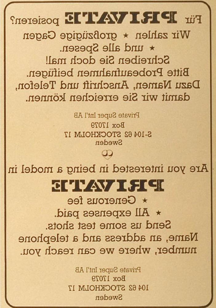 25P Vintage Retro Porno - Private Magazine - 076