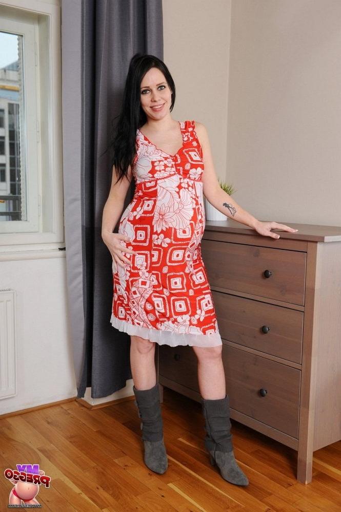 15P Pregnant Kristyna #03 from MyPreggo.com