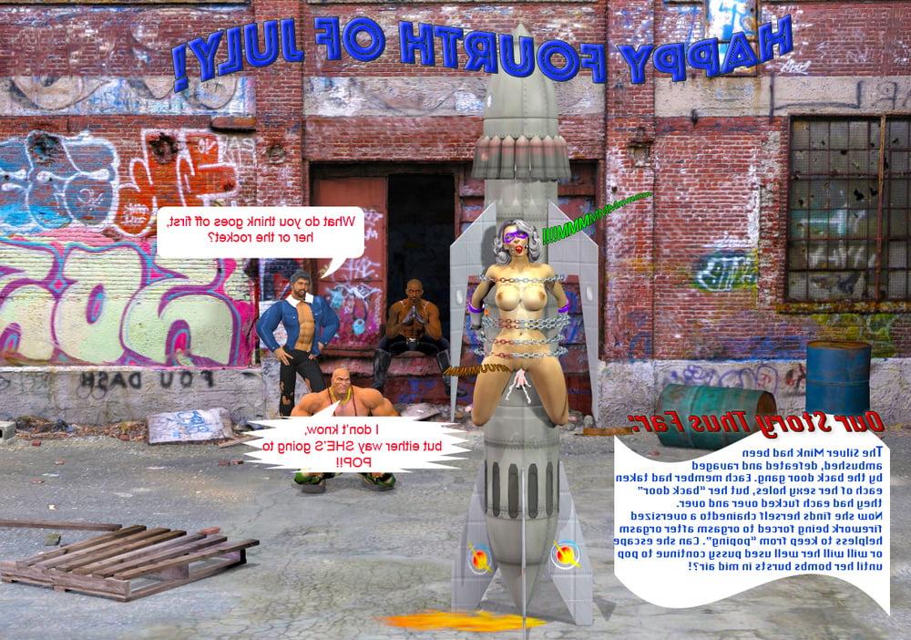 7P Sexy MILF turned into hardcore 3D superheroine