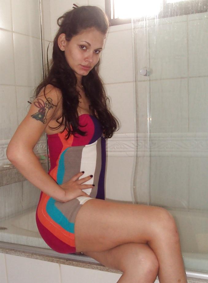 12P Tall Amateur Tgirl With a Hard Cock