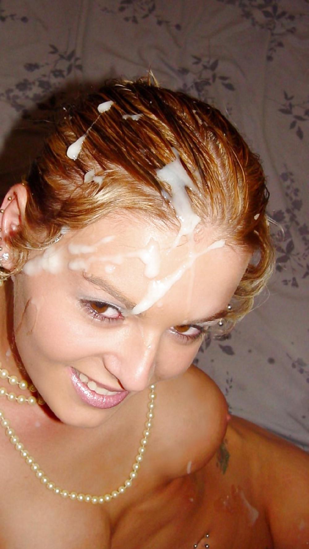 25P Cum on Her Face