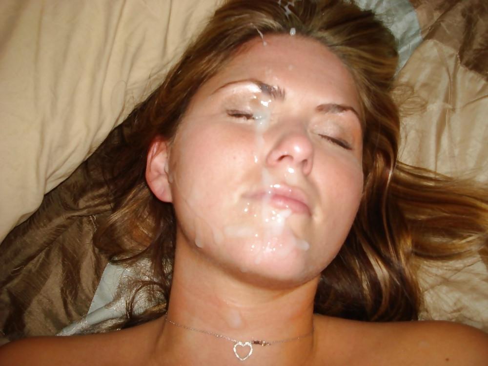 25P Cum on Her Face