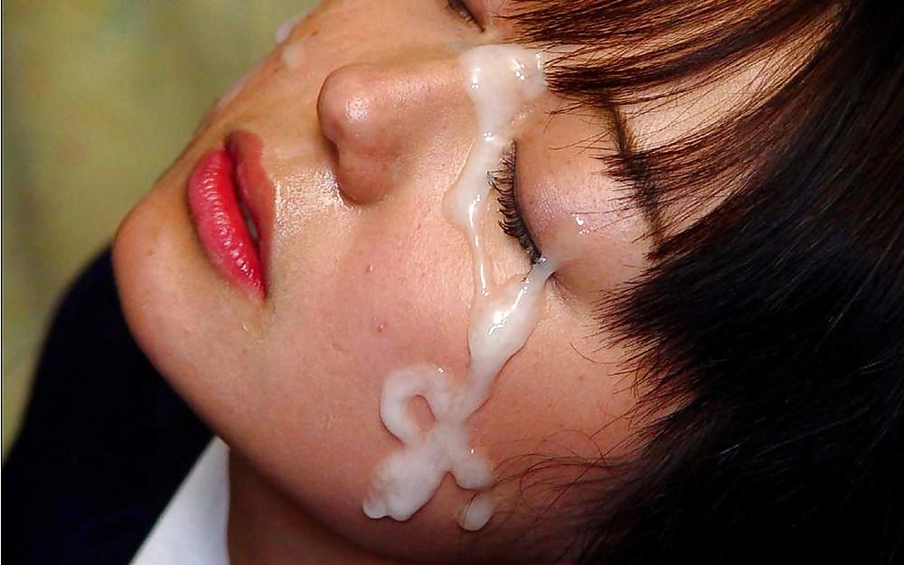 25P Cum on Her Face
