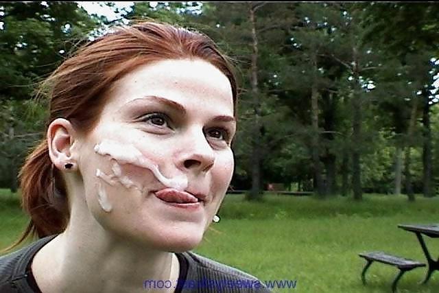 25P Cum on Her Face