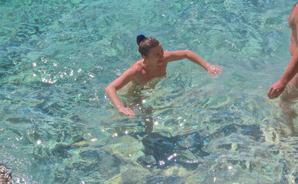 23P Greek cuckold slut Irina - Public sex by the sea 2