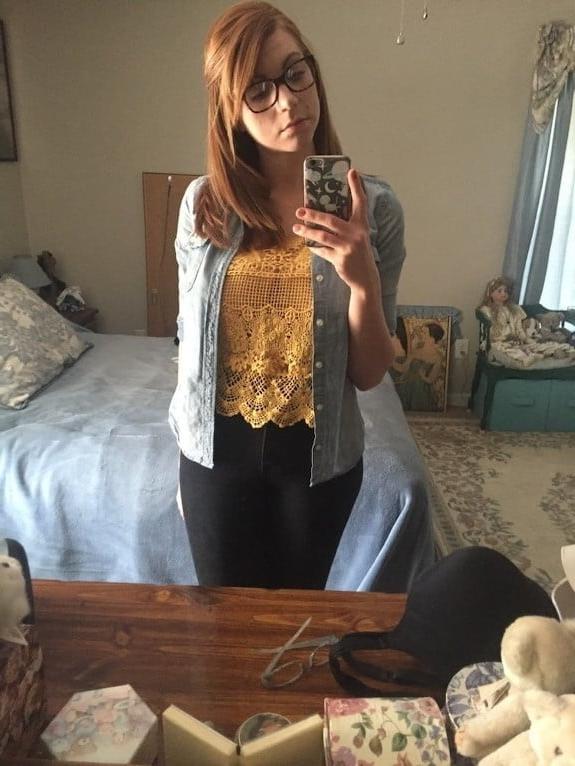 25P Kristy Hot Redhead Huge Natural Tits Gr8 Ass Sexy &amp; Nerdy
