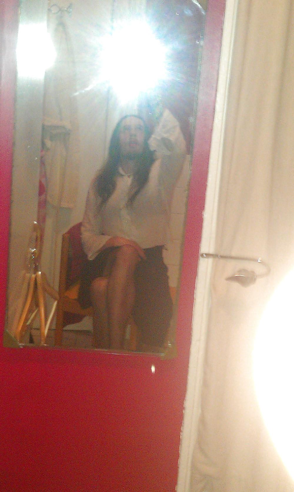 22P Me crossdressing stockings n spike heels