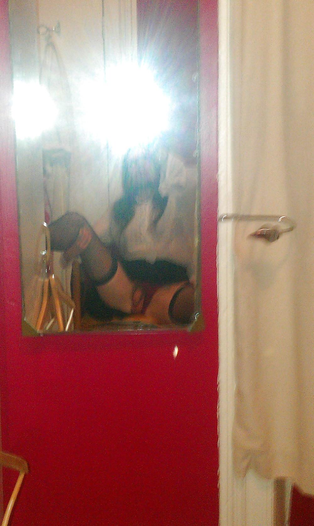 22P Me crossdressing stockings n spike heels