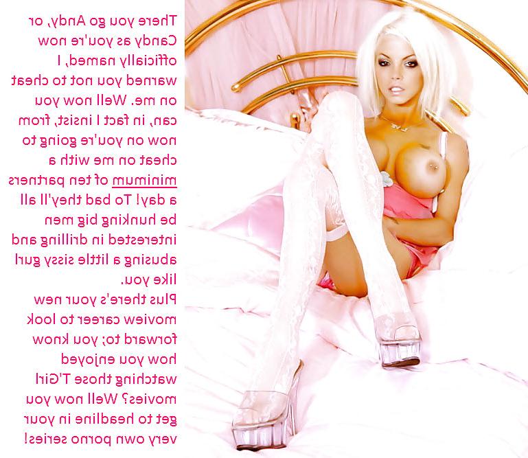 24P Humiliating, femdom, cuckold, strapon captions